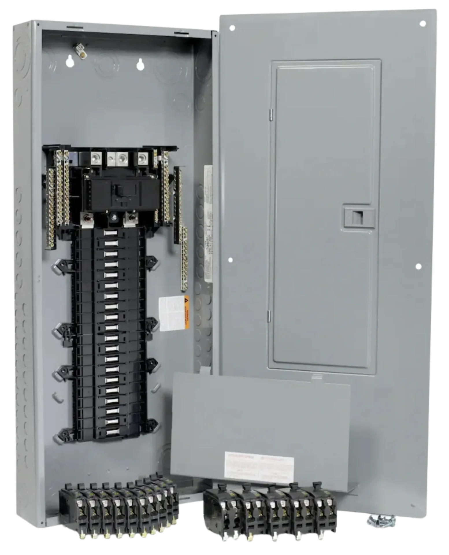Panneau électrique Siemens 200 A avec disjoncteurs type Q